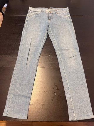Pantalón Vaquero Claro mujer Massimo Dutti