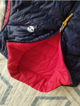 Chaleco reversible Timberland azul/rojo 16 años