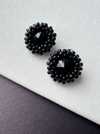Orecchini Bubble neri