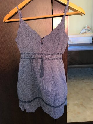 Blusa de tirantas con rayas