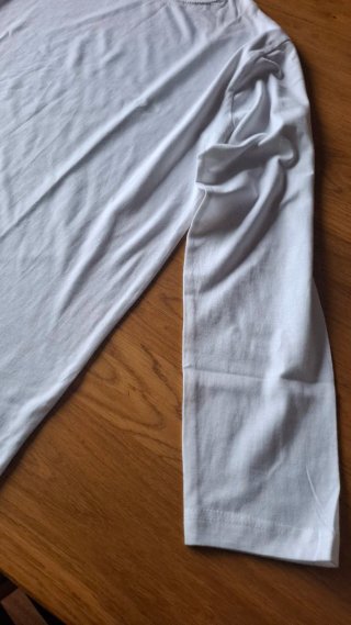 Camiseta Roly Manga Larga Blanca