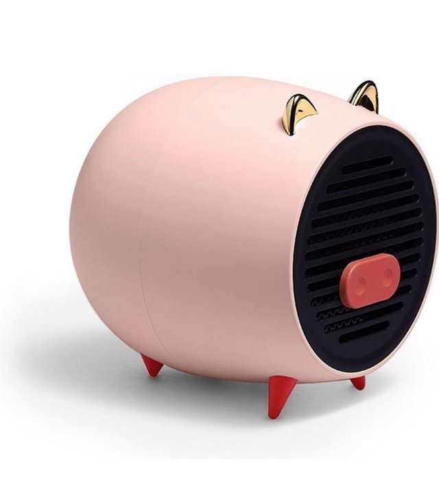 Calentador de aire compacto diseño cerdito