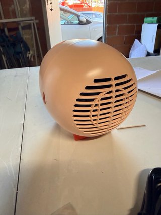Calentador de aire compacto diseño cerdito