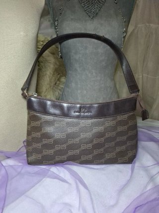Bolso Balenciaga Marrón Monograma Vintage