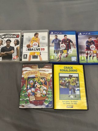 Lote Videojuegos PS3 y PS4 + Películas DVD