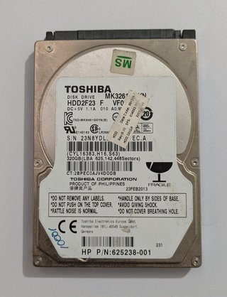 Disco Duro HDD Toshiba 320GB