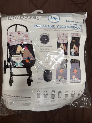 Saco cochecito o silla universal impermeable