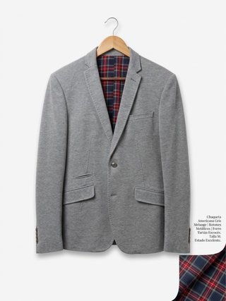 Americana gris melange chico