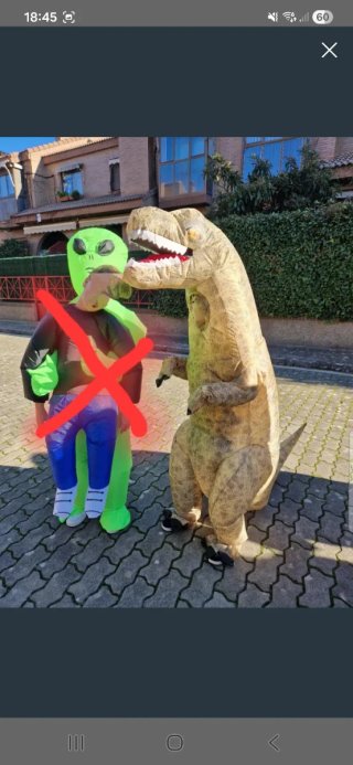 Disfraz de Dinosaurio Inflable para Niño