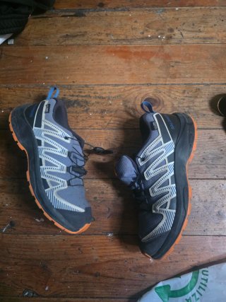 Zapatillas Salomon Hombre Azul/Naranja