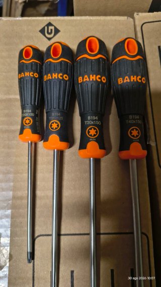 Juego 4 destornilladores Torx Bahco B194