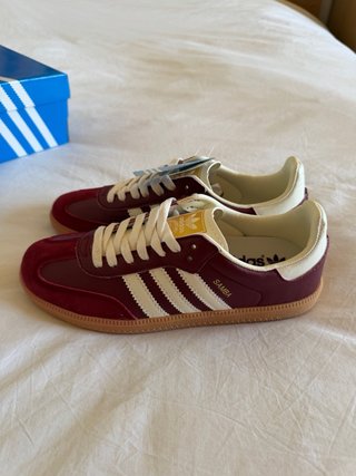 Ténis Adidas Samba Bordô