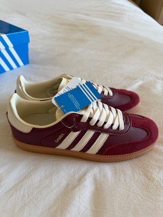 Ténis Adidas Samba Bordô