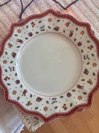 2 Platos Llanos Navidad Villeroy & Boch