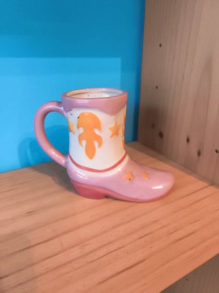 Taza Bota Vaquera Cerámica