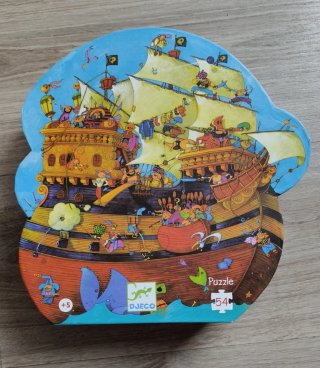 Puzzle Djeco Barco Pirata 54 Piezas