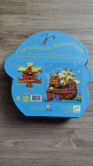 Puzzle Djeco Barco Pirata 54 Piezas