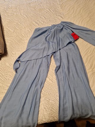 Pantalón con Pareo Azul