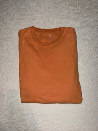 Camiseta Naranja H&M Talla L
