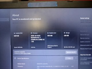 ASUS VivoBook 15 (X540BA) 8GB RAM/ 256GB SSD