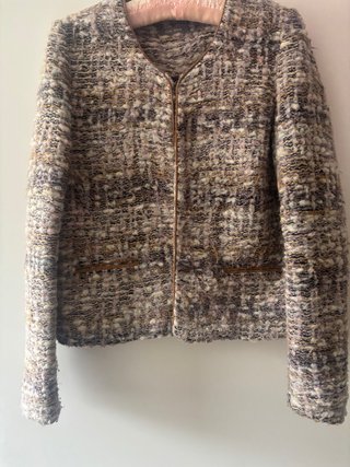 Chaqueta Tweed Estilo Chanel Talla 42