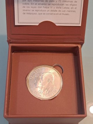 Moneda 30€ Bicentenario Museo del Prado