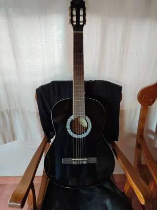 Guitarra Acústica Negra