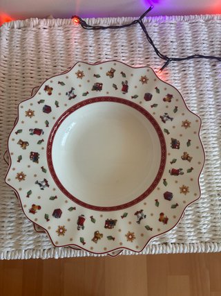 2 Platos Hondos Navidad Villeroy & Boch