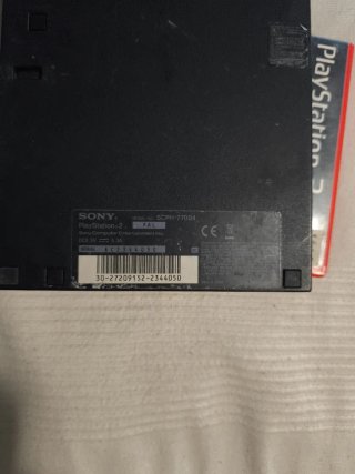 PS2 Slim Negra + Memoria + 2 Mandos