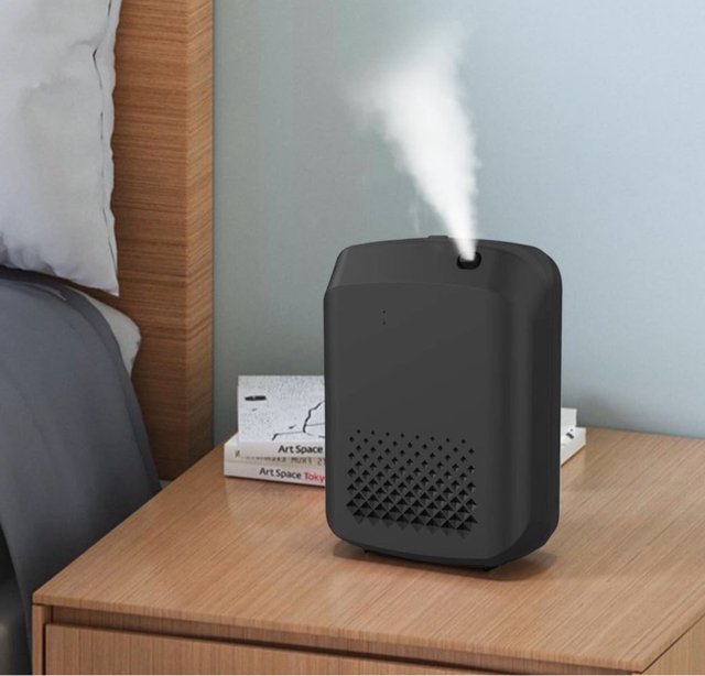 Difusor de Aroma Negro con Control 25m²