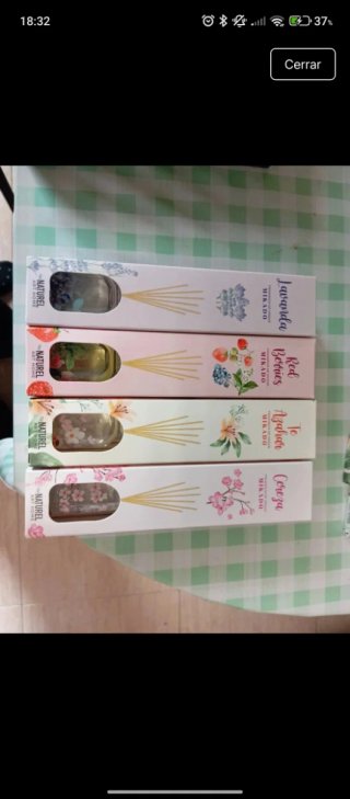 Set de 4 Ambientadores Mikado Naturel