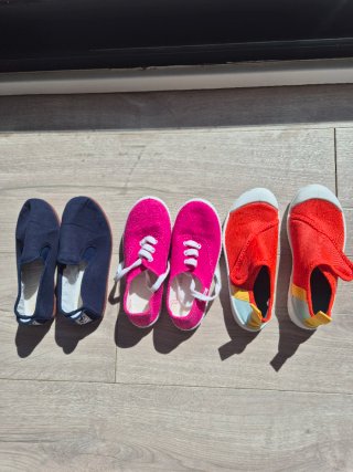 Lote zapatillas infantiles
