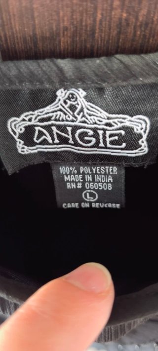 Vestido gasa negra