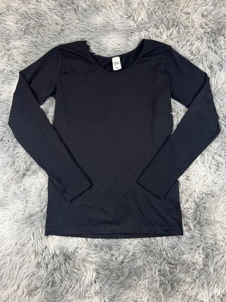 Ysabel Mora Camiseta térmica negra manga larga