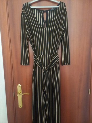 Mono de rayas Bershka