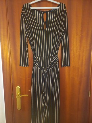 Mono de rayas Bershka