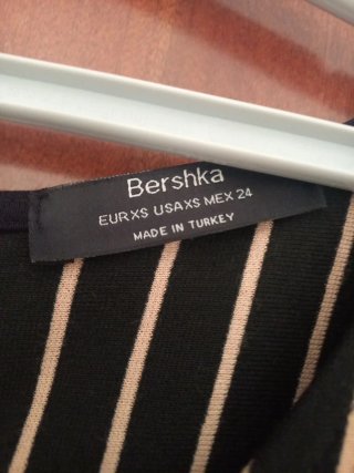 Mono de rayas Bershka