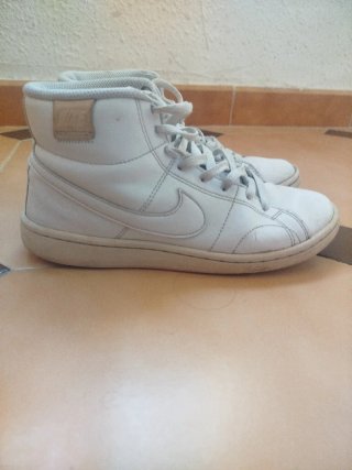 Zapatillas Altas Nike Blancas