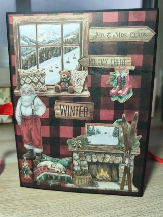 Álbum de scrapbooking invierno