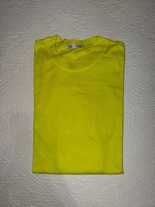 Camiseta Zara Amarilla