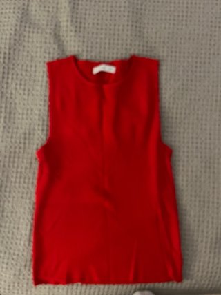Camiseta de tirantes roja