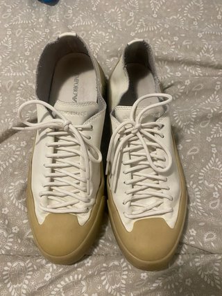 Zapatillas Emporio Armani Originales Beige/Blanco