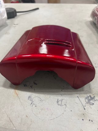 Tapa plastico Claxon Vespino NLX Rojo metalico