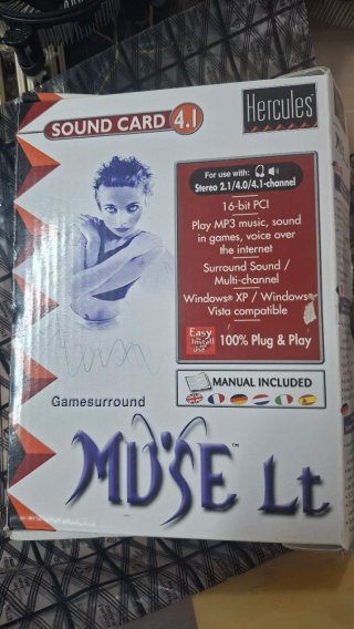 Hercules Muse Lt Tarjeta Sonido 4.1