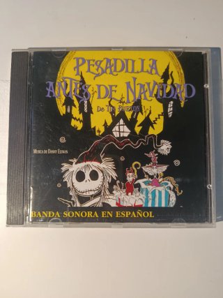 CD Pesadilla antes de Navidad Banda Sonora Español