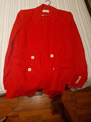 Americana Lino Roja Mango