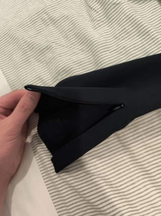 Pantalón casual elástico negro