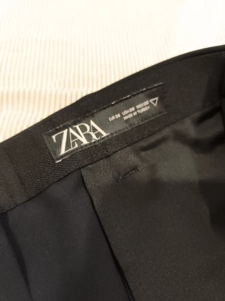 Pantalón casual elástico negro
