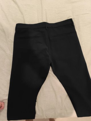 Pantalón casual elástico negro