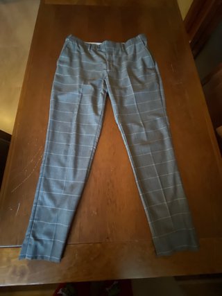Traje de Chaqueta Capelhi Gris con Cuadros